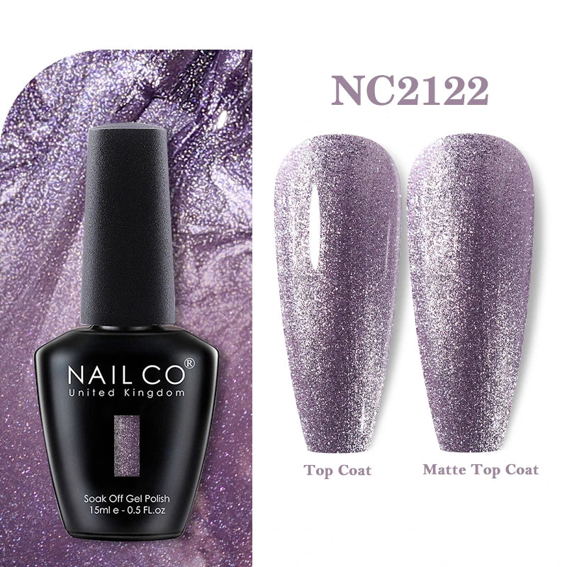 NAILCO 15ML Top coat Base coat Gel nail polish nails art Semi Permanent Lacquer Varnish Hybrid nail supplies for professionals