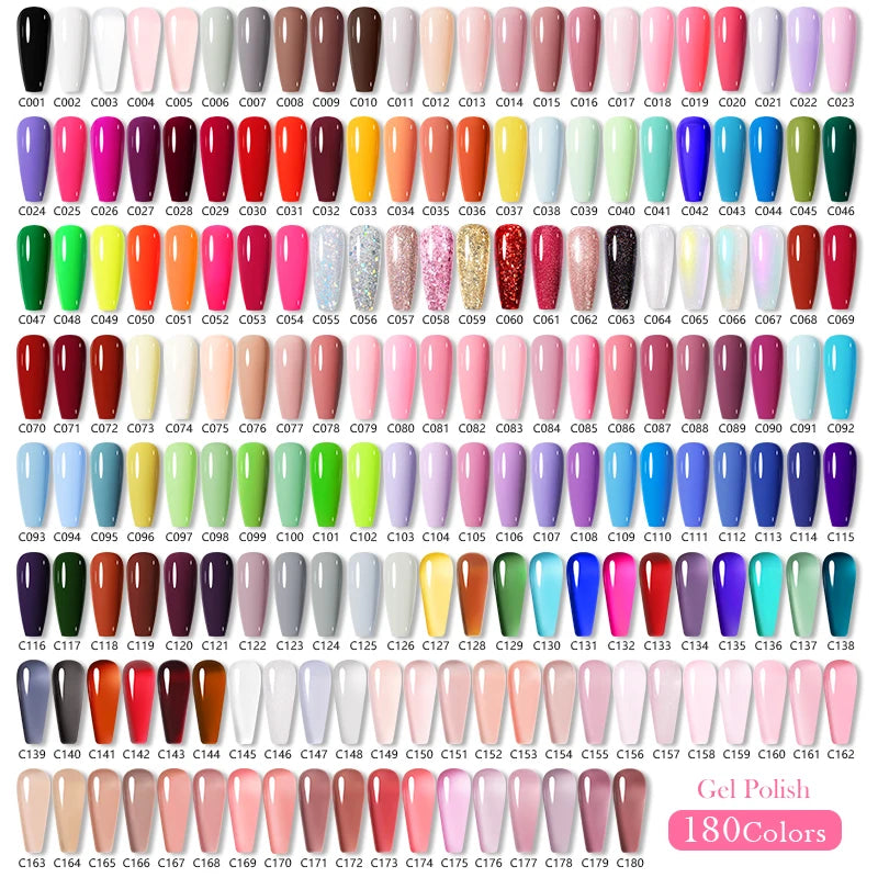 BORN PRETTY PRO 15ml Odorless Soak Off Gel Color Long Lasting Gel Polish Private Label Uv Nail Gel Polish