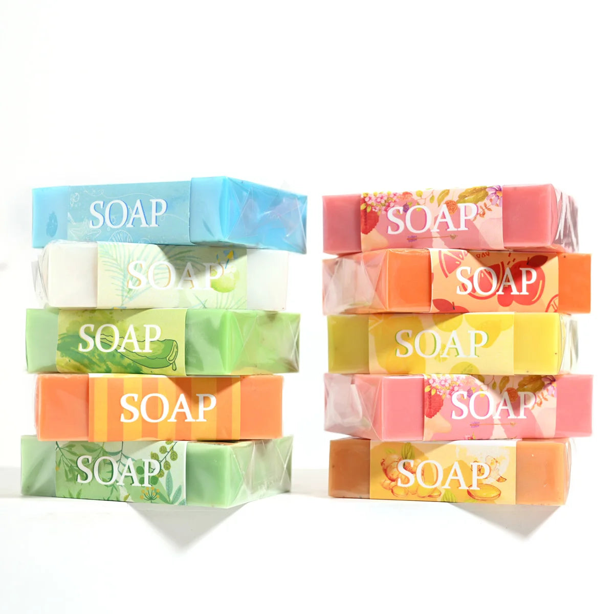 M+Natural Handmade Lightening Whitening Frosted Aloe Soap for Oil Pimple, Exfoliating, 100g