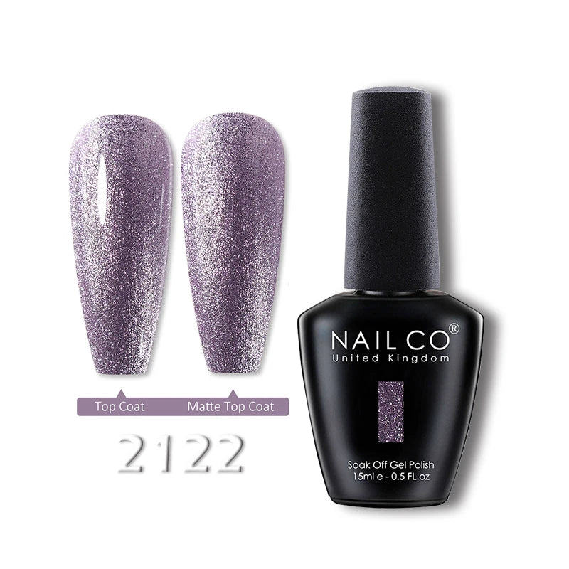 NAILCO 15ml Translucent Gel Nail Polish Semi-permanent Enamels Varnish For UV Nails Art Hybrid LED Nail Gel Transparent Manicure