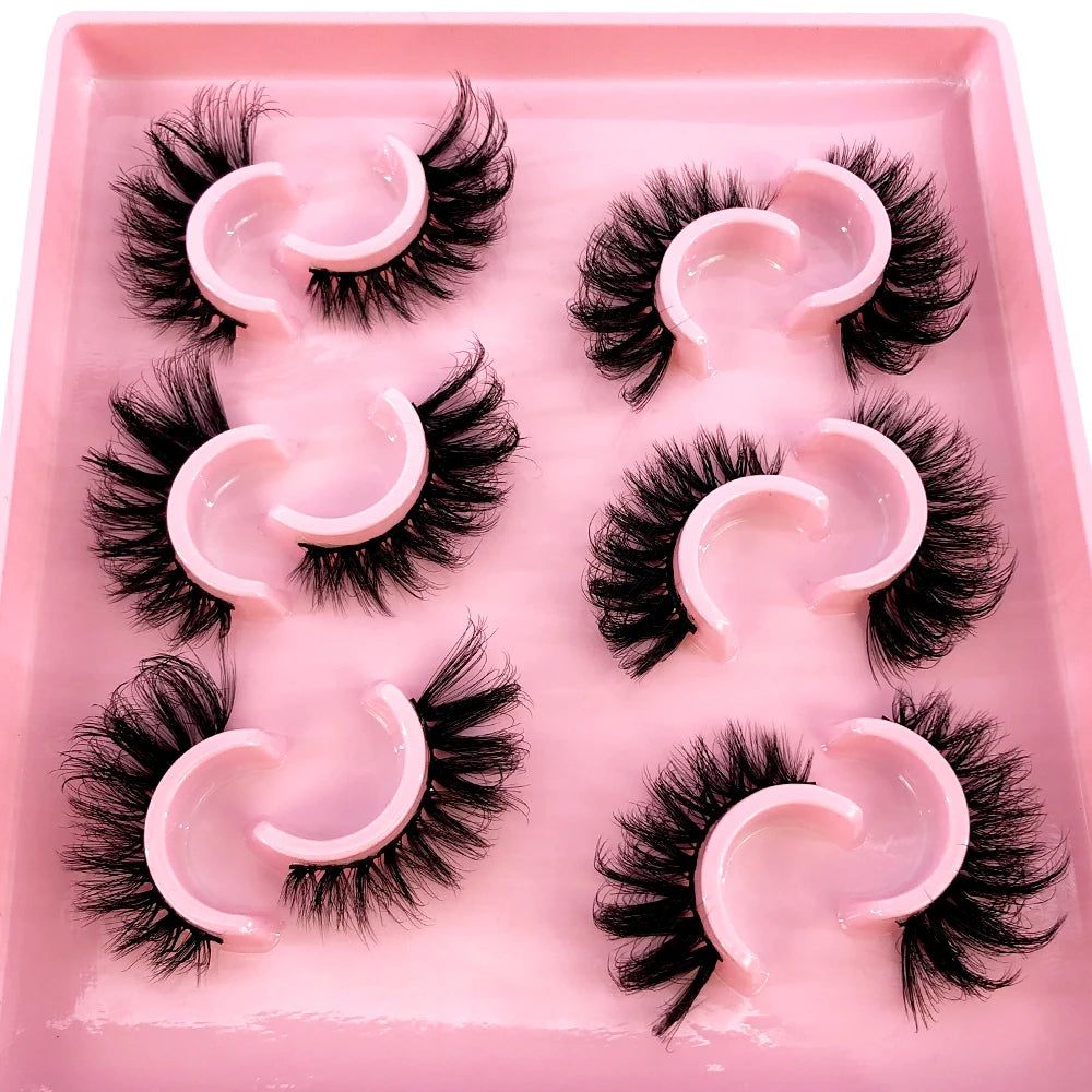 Cat Eye Lashes Realistic Messy Mink Eyelashes Natural long Full Strip Lashes Winged End Eye Elongated Fake Lashes Soft Eyelashes