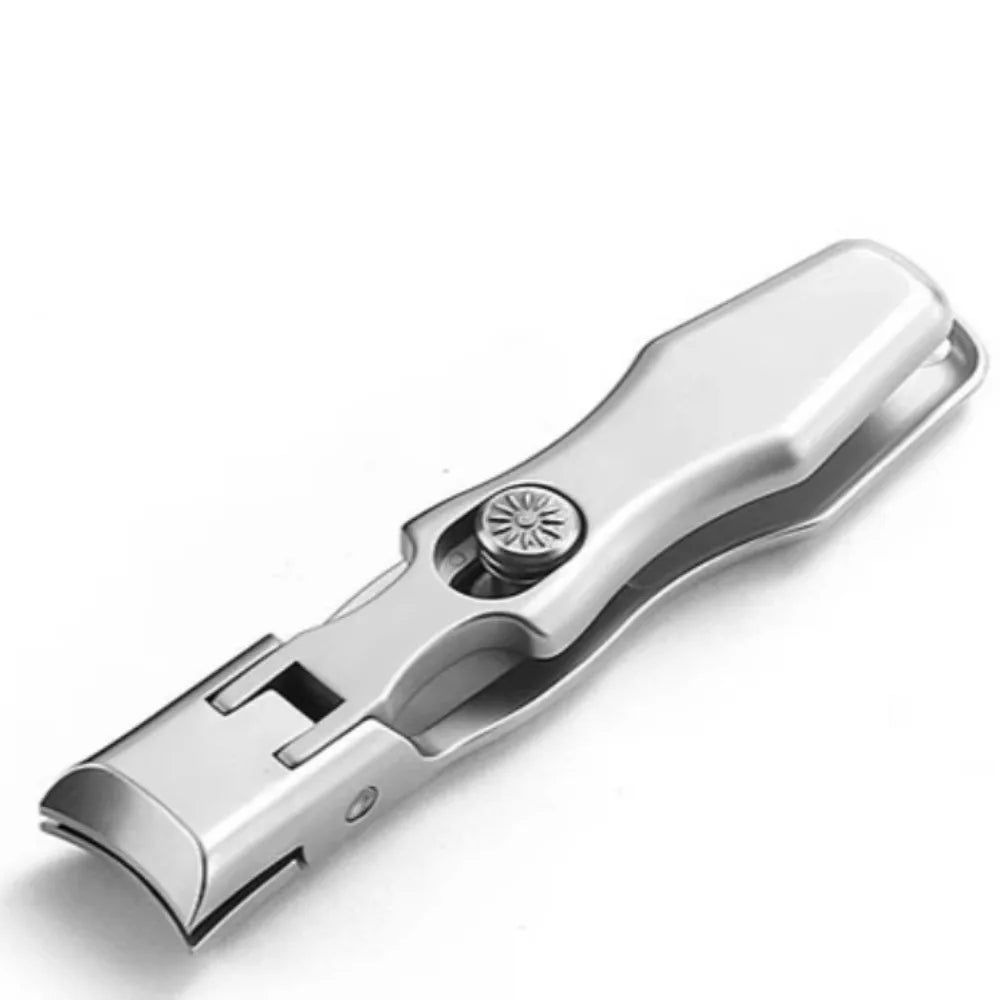 Nail Clippers Stainless Steel Wide Jaw Opening Manicure Fingernail Cutter Thick Hard Ingrown Anti Splash Toenail Scissors tools