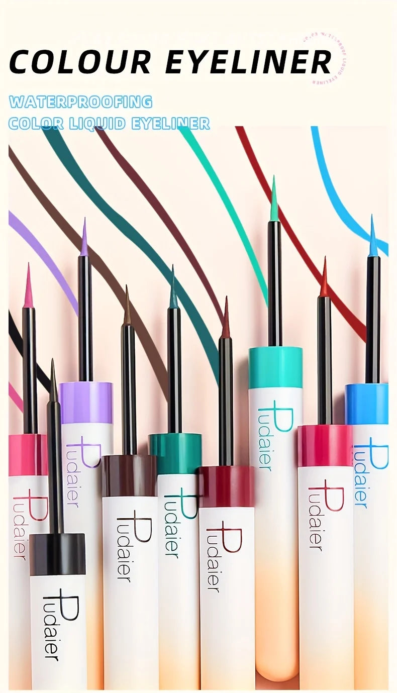 Matte Liquid Eyeliner, Matte Finish, Silky Smooth and Quick-Drying, Long-Lasting, Waterproof and Smudge-Proof,Eye Makeup