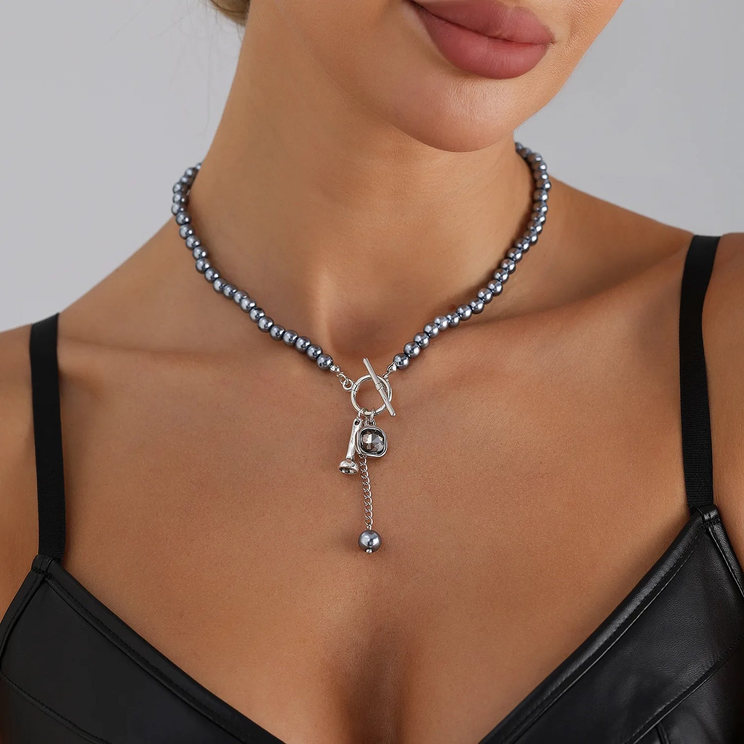 Geometric Multi Star Charm Necklace Women's Luxury Fashion Spicy Girl Style Jewelry Accessories