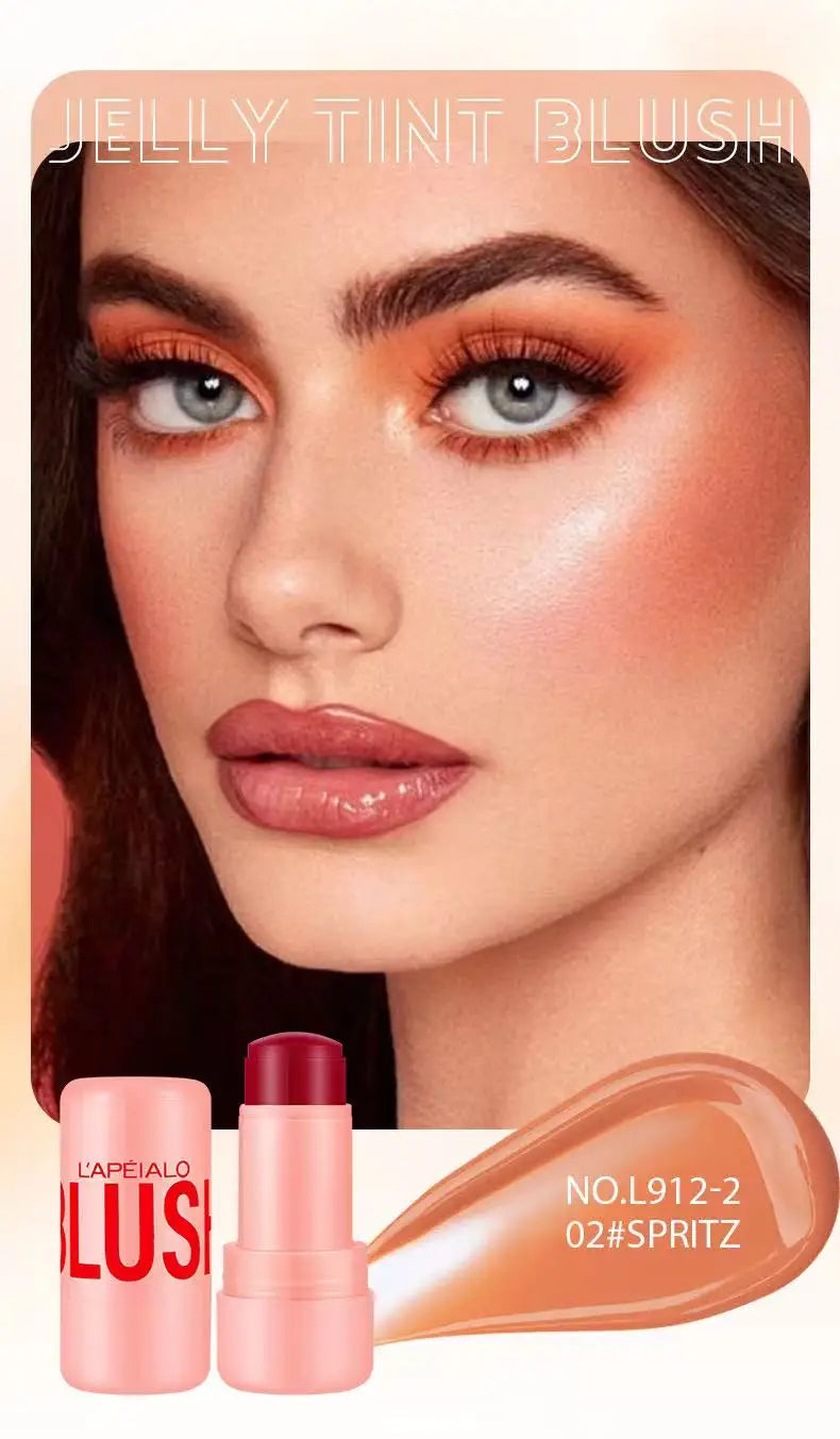 FORMBO multi-color jelly blush stick for face and lips dual-use lipstick to brighten the complexion