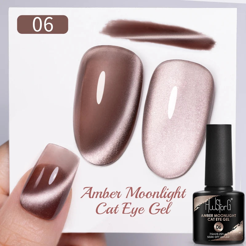 7.5ml Red Glitter Gel Nail Polish Crystal Semi Permanent Soak Off UV Gel Varnish Nail Art Manicure Base Matte Top Coat Vernis