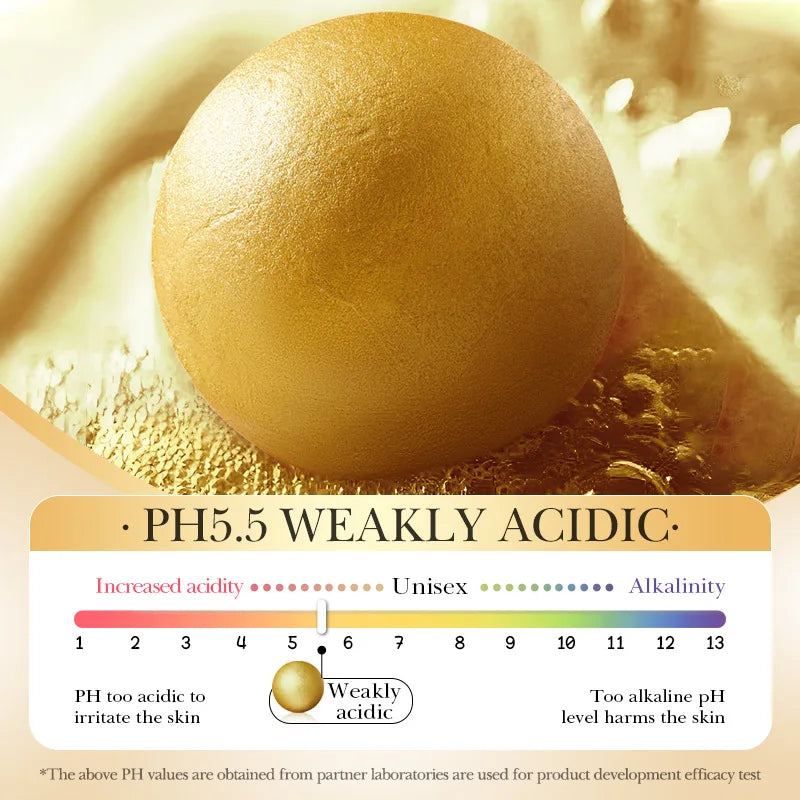 Gold Bath Salt Ball 100g (Sinking Ball) Deep Cleansing Body Bath Salt Ball for Relaxation And Skin Care