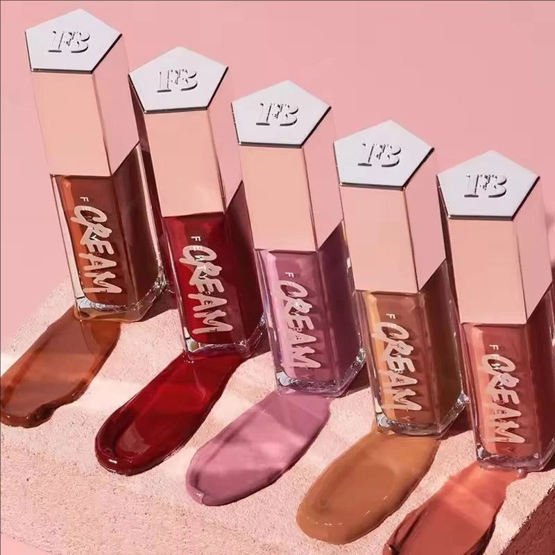 Fenty Beauty Lip Glaze Streamer Powder Single Double Color High Gloss and Fine Face Illuminator Palette Brightening Makeup INS