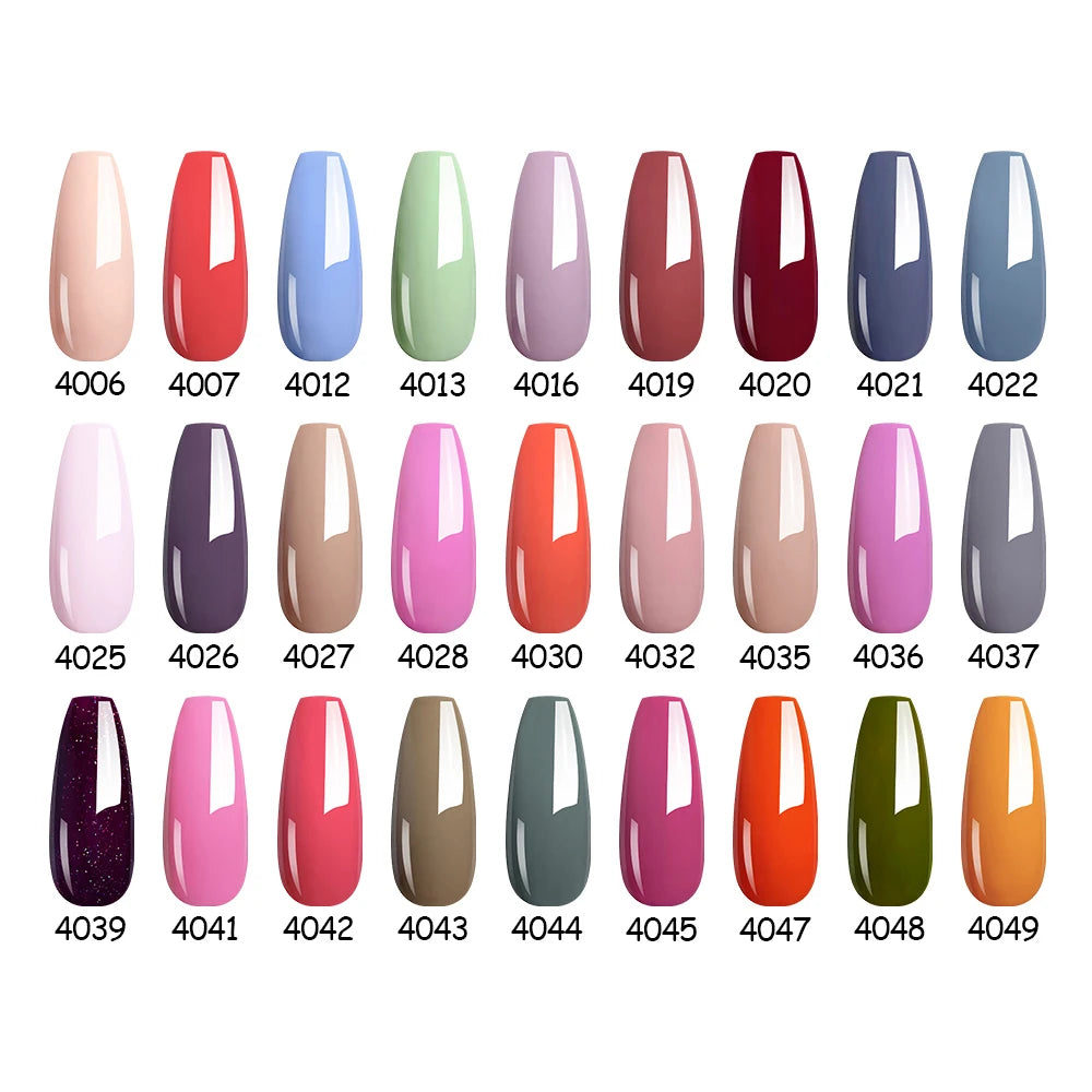NAILCO 8ml Pink Red Colors Gel Nail Polish Nail Art Varnishes Gel Lacquer Coat LED Nails Manicure Design UV Gel Varnish Soak Off