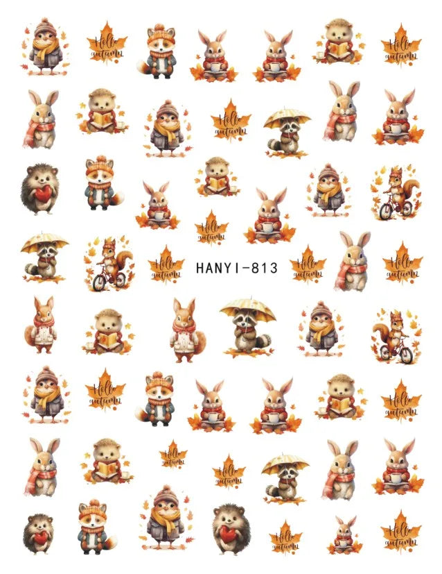 3d Pink Hearts Balloon Valentine Day Love Letters Nail Art Stickers Adhesive Sliders Nail Decals Decoration Manicure Accessories