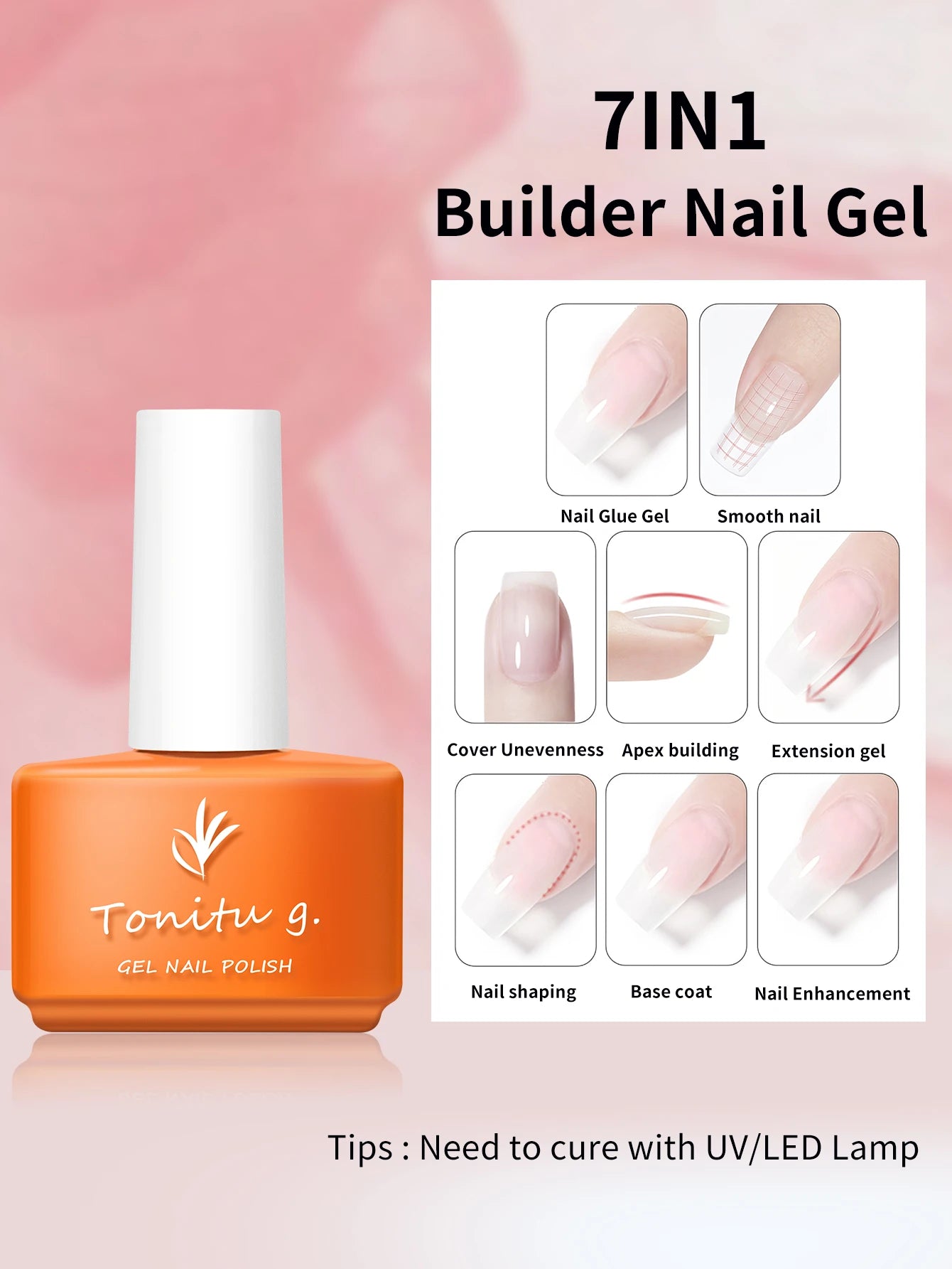 Nail Enhancement, Nail Strengthener  For Weak Nails - Fortifying And Hardening Treatment With Vitamins For Stronger Nails