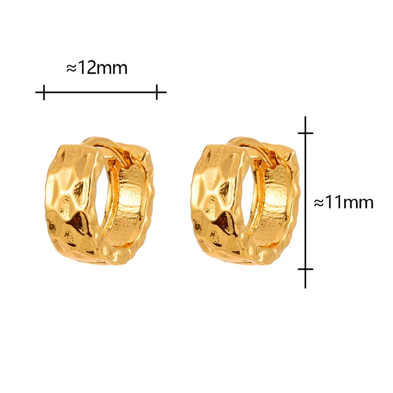 PONYKISS 925 Sterling Silver 18K Gold Round Stud Earrings for Women Minimalist Classic Fine Jewelry Geometric Accessories