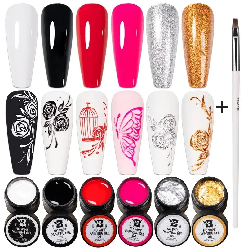 AWStorG 7.5ml Ocean Ripple Cat Eye Gel Kit Shiny Blue Green Glitter Cat Magnetic Gel Nail Polish Soak Off UV Nail Art Varnish