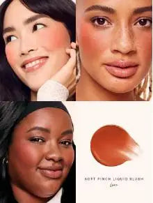 Liquid Blush Highlight Enhance Facial Contours Stick Compact Modify The Facial Shape Cream Blush Foundation Long-lasting Makeup