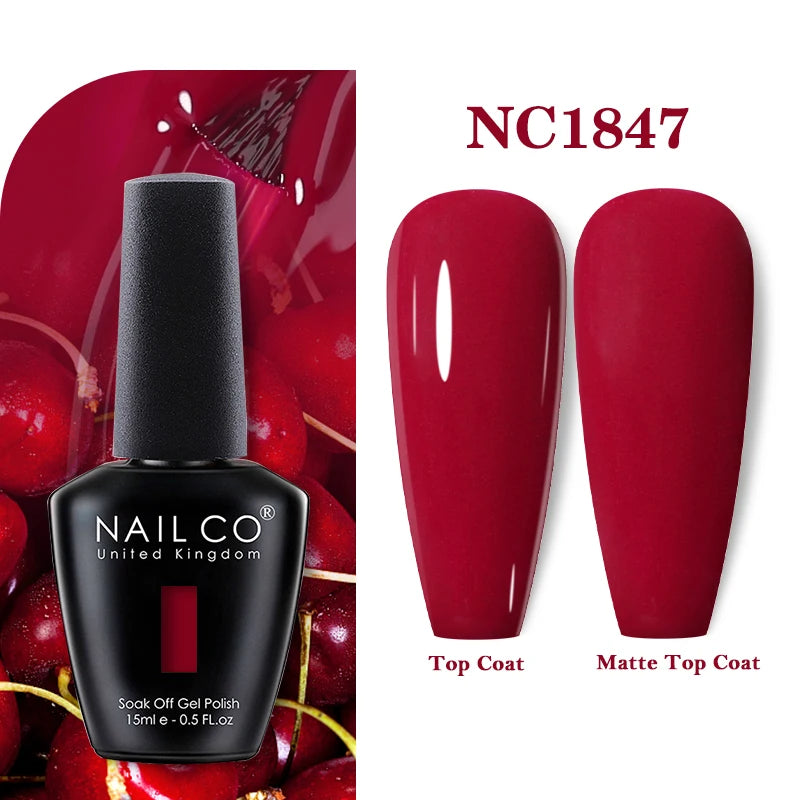 NAILCO 15ml Gel Polish Nail Art Vernis Semi Permanent UV Gel Polish For Manicure Design Hybrid Varnish Summer Nails Products