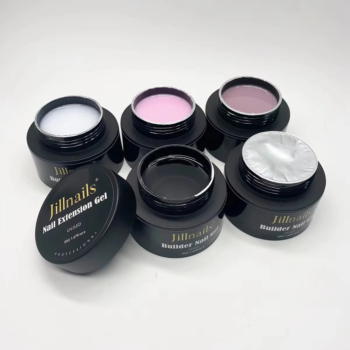 Jillnails 50ml Self Leveling Builder Nail Gel Medium Gel for Nails Extension Building