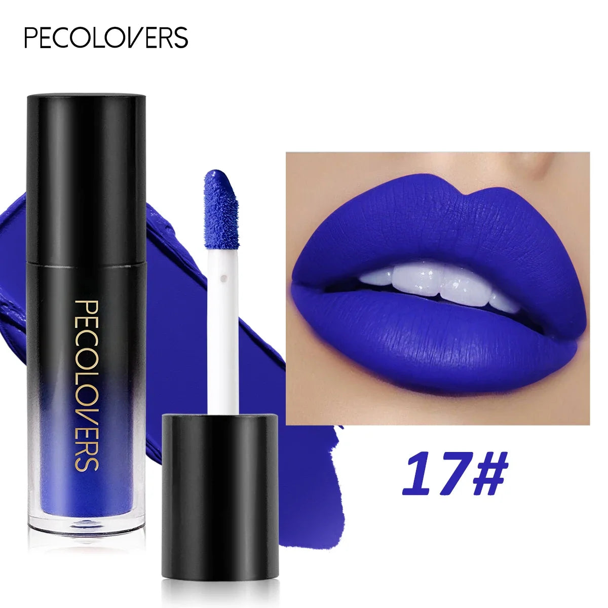 Christmas 1PC Matte Velvet Liquid Lipstick - Non-Sticky Waterproof, Ideal Gift