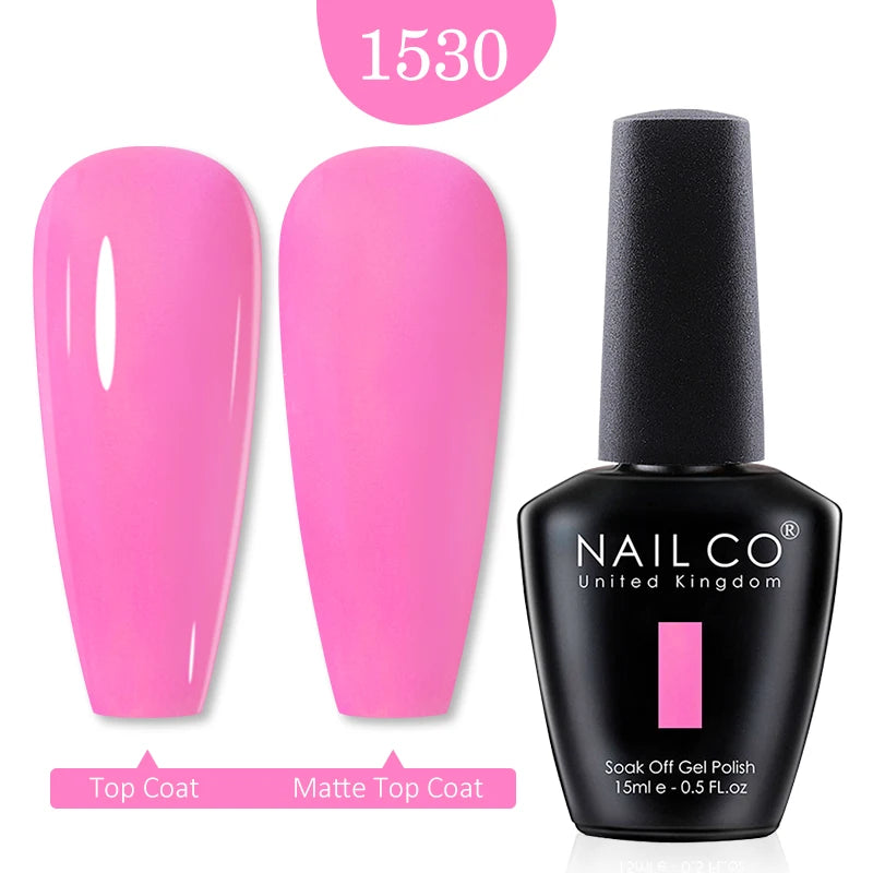 NAILCO Red Colors Series 15ML Nail Gel Polish Nail Supplies Semi Permanent For Nail  Art Manicure Soak Off LED UV Hybrid Varnish