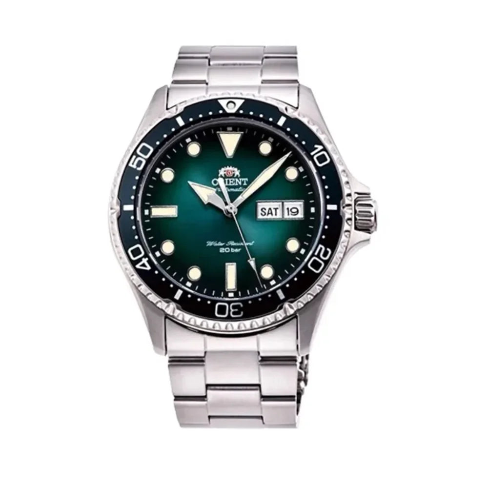 Orient Double Lion Fully Automatic Mechanical Watch Men's Green Water Ghost Watch Men's Diving Watch Original Imported 1:1