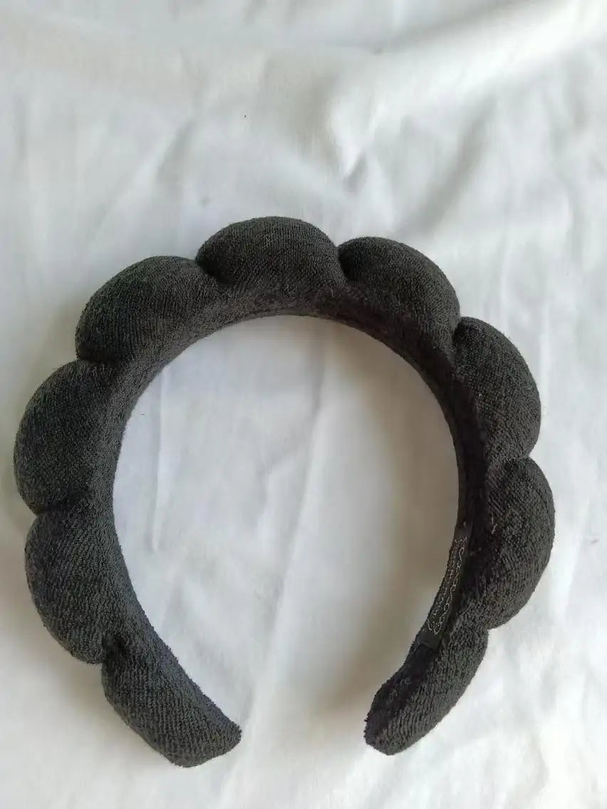 3 Piece Luxury Fiber Spa Headband and Wristband Set - Soft and Comfortable - Face Wash, Makeup Women's Hair Accessories Set