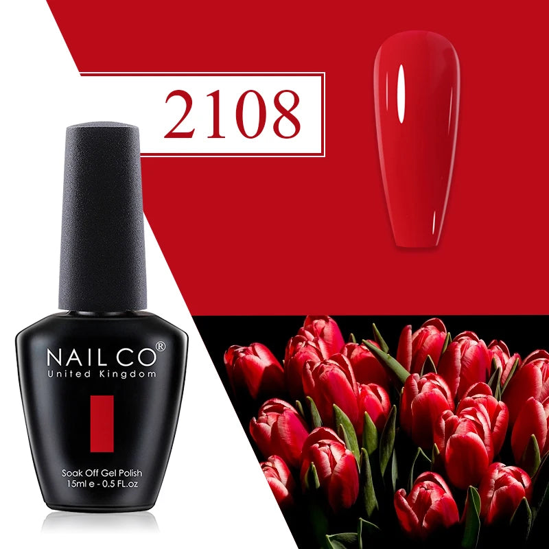 NAILCO 15ml TOP BASE Gel Polish Vernis Semi Permanent UV Varnish Nail Polish For Nails Art Gel Manicure Design Varnish Hybrid