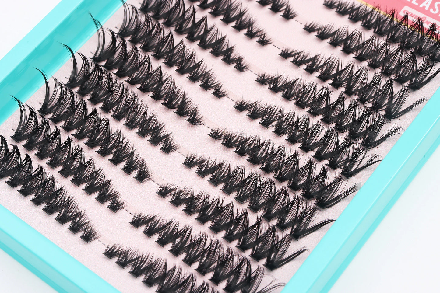 DINGSEN Eyelashes Cluster Soft Individual Lashes Eyelashes Extensions Volume DIY Eyelashes Kit Thick Cluster Eyelash Makeup