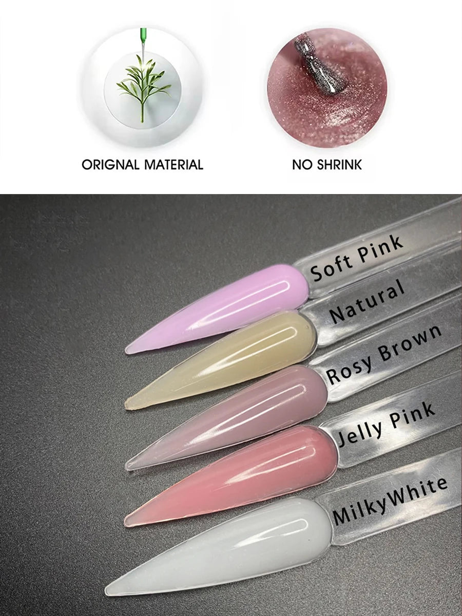 Jillnails 50ml Self Leveling Builder Nail Gel Medium Gel for Nails Extension Building