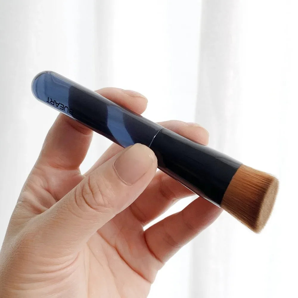 Flat Head Liquid Foundation Brush Angled Foundation Brush Tool Face Contour Foundation Concealer Makeup Brush