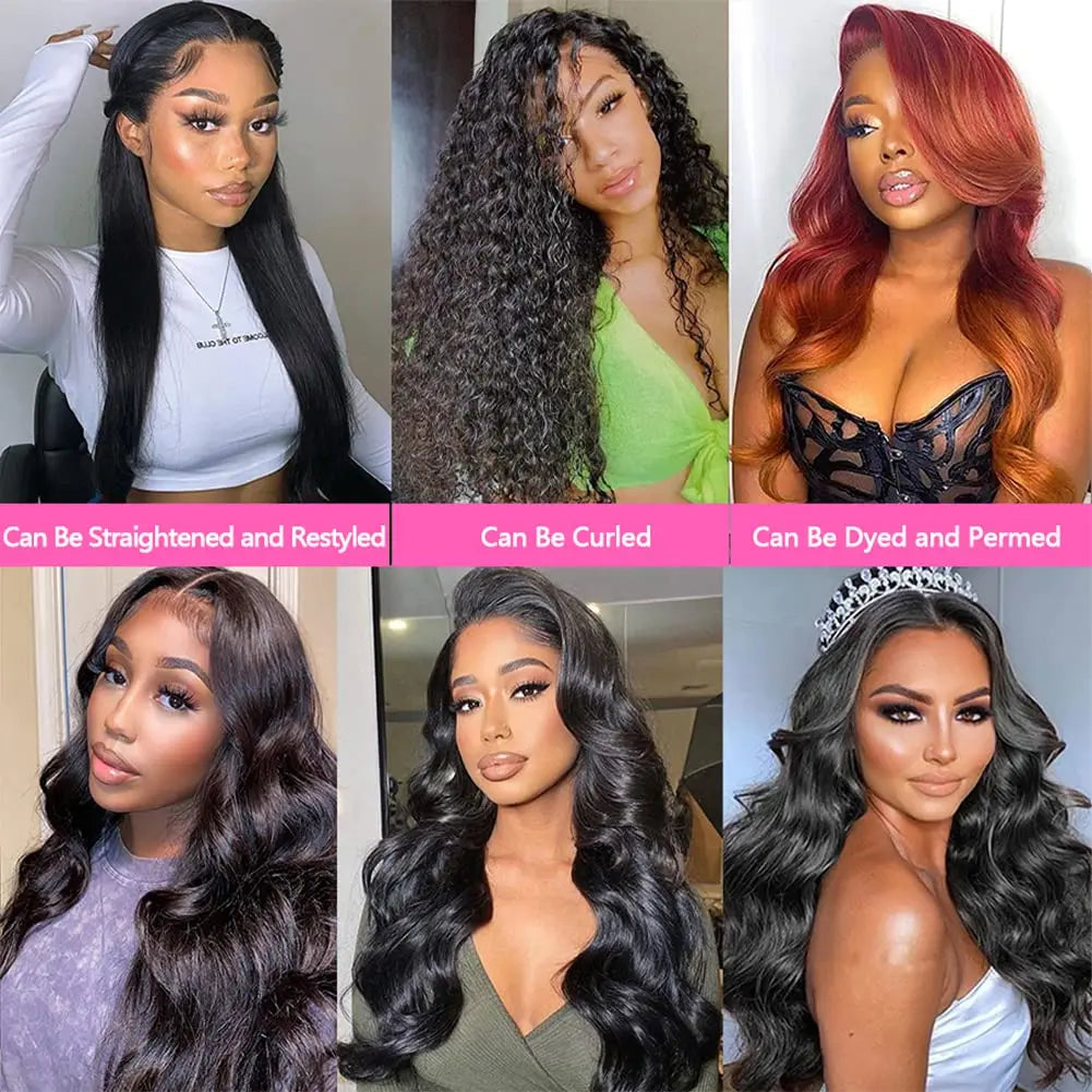 Body Wave Bundles Human Hair Indian Hair Weave Bundles 1/3/4 Pcs Bundles Natural Black 10-30 Inch Remy Hair Extensions Tissage