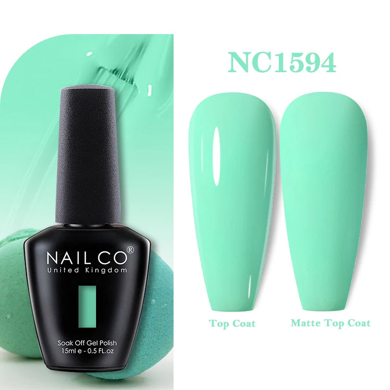 NAILCO 15ml Gel Polish Nail Art Vernis Semi Permanent UV Gel Polish For Manicure Design Hybrid Varnish Summer Nails Products