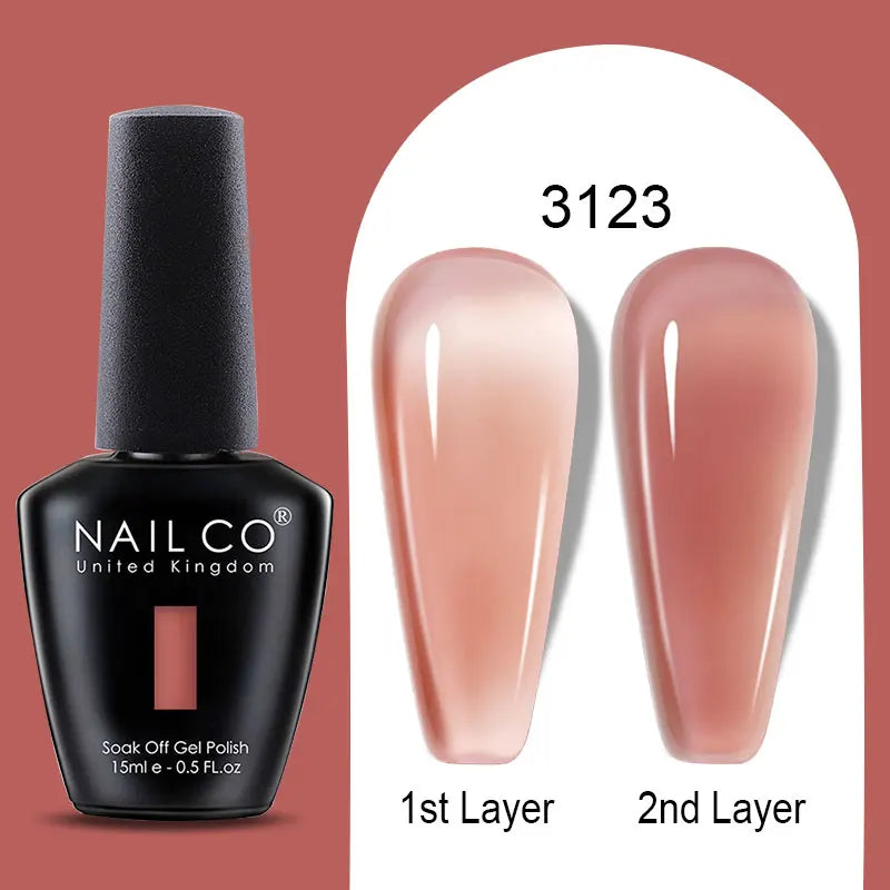 NAILCO 15ml Gel Polish Nail Art Vernis Semi Permanent UV Gel Polish For Manicure Design Hybrid Varnish Summer Nails Products