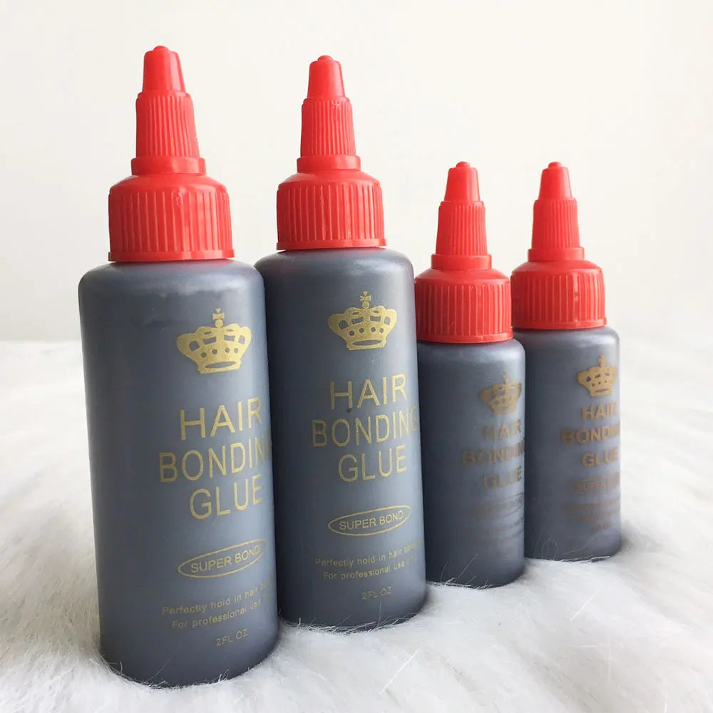 Wholesale 1 Oz/ 2 Oz/4Oz  30 ml/60ml/118ml  ack Hair Weft Bonding Glue Hair Weave bond