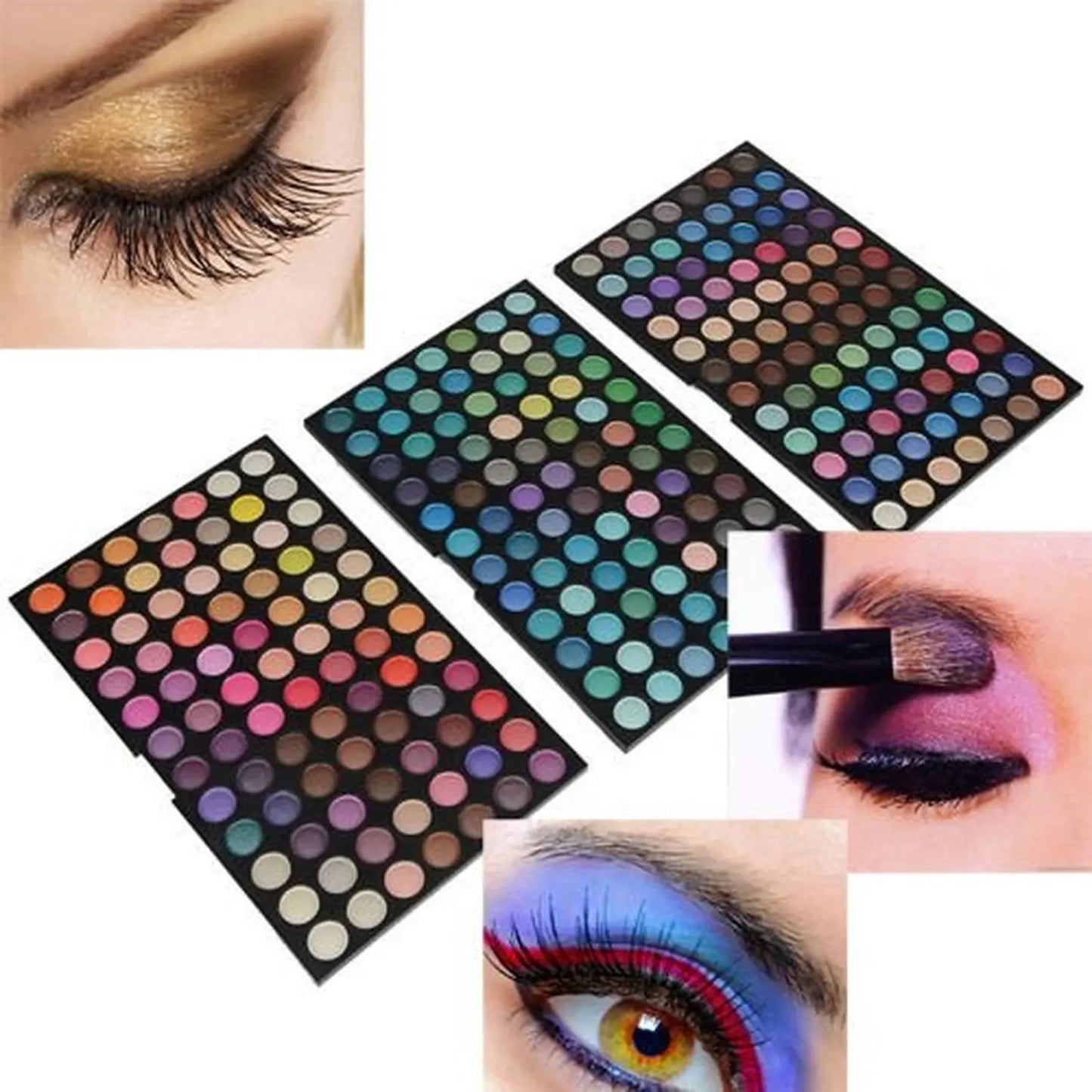 252 Colors EyeShadow Palette Makeup Matte,Shimmer and Metallic Shades Ideal for  All-in-One Eyeshadow Set for versatile Looks