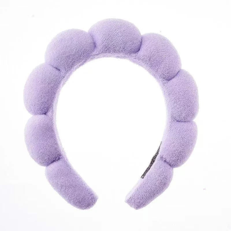 3 Piece Luxury Fiber Spa Headband and Wristband Set - Soft and Comfortable - Face Wash, Makeup Women's Hair Accessories Set