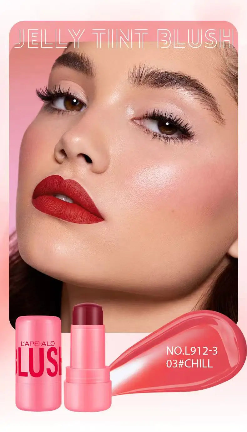 FORMBO multi-color jelly blush stick for face and lips dual-use lipstick to brighten the complexion