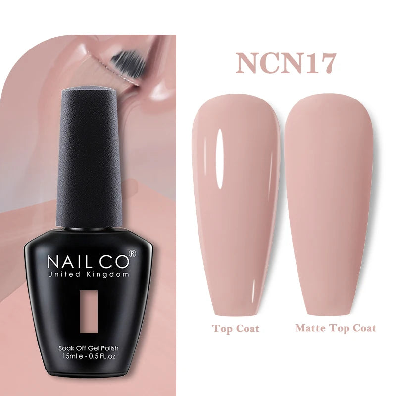 NAILCO 283Colors Gel Nail Polish Top Base Vernis Semi Permanent UV Gel Varnish Nails Art Varnish Hybrid Manicure