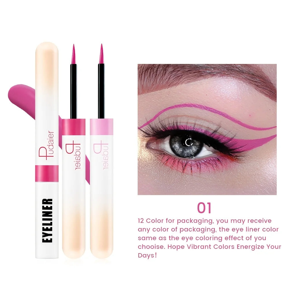 Matte Liquid Eyeliner, Matte Finish, Silky Smooth and Quick-Drying, Long-Lasting, Waterproof and Smudge-Proof,Eye Makeup