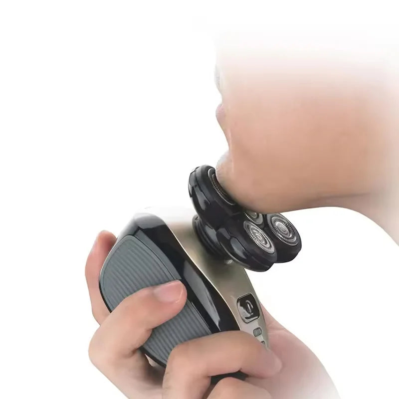 New Six Head Household Electric Hair Clipper, Bald Head, USB Charging, Large Capacity, Suitable for Facial Shaving