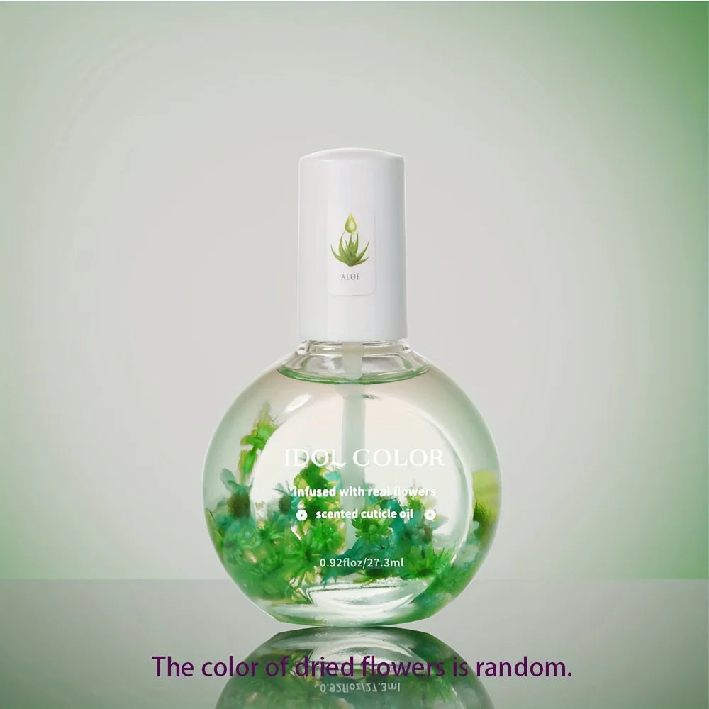 Nail Dry Flower & Cuticle Nutrition Oil, Nail Strengthening Polish, Vitamin Supplement for Preventing Cuticle and Hangnails