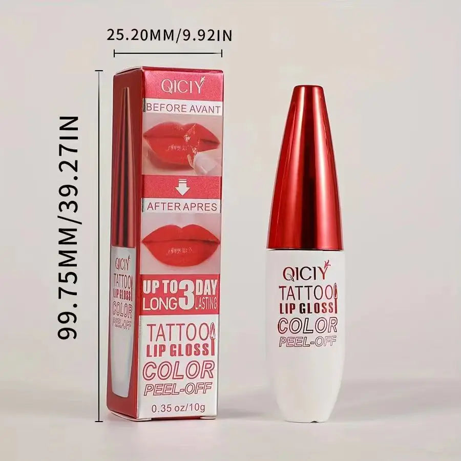 Tear Lip Gloss 4 colors easy to apply lipstick, moisturizing and long-lasting anti-sweat non-sticky cup tearing lipstick