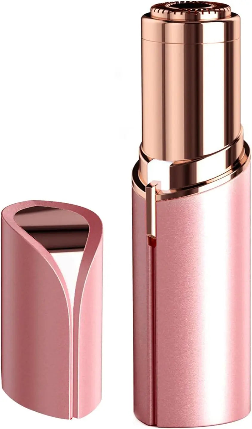 Facial Hair Removal for Women, Mini Hair Remover, Electric Razor Shaver Portable Bikini Epilator for Lips, Chin, Armpit, Peach