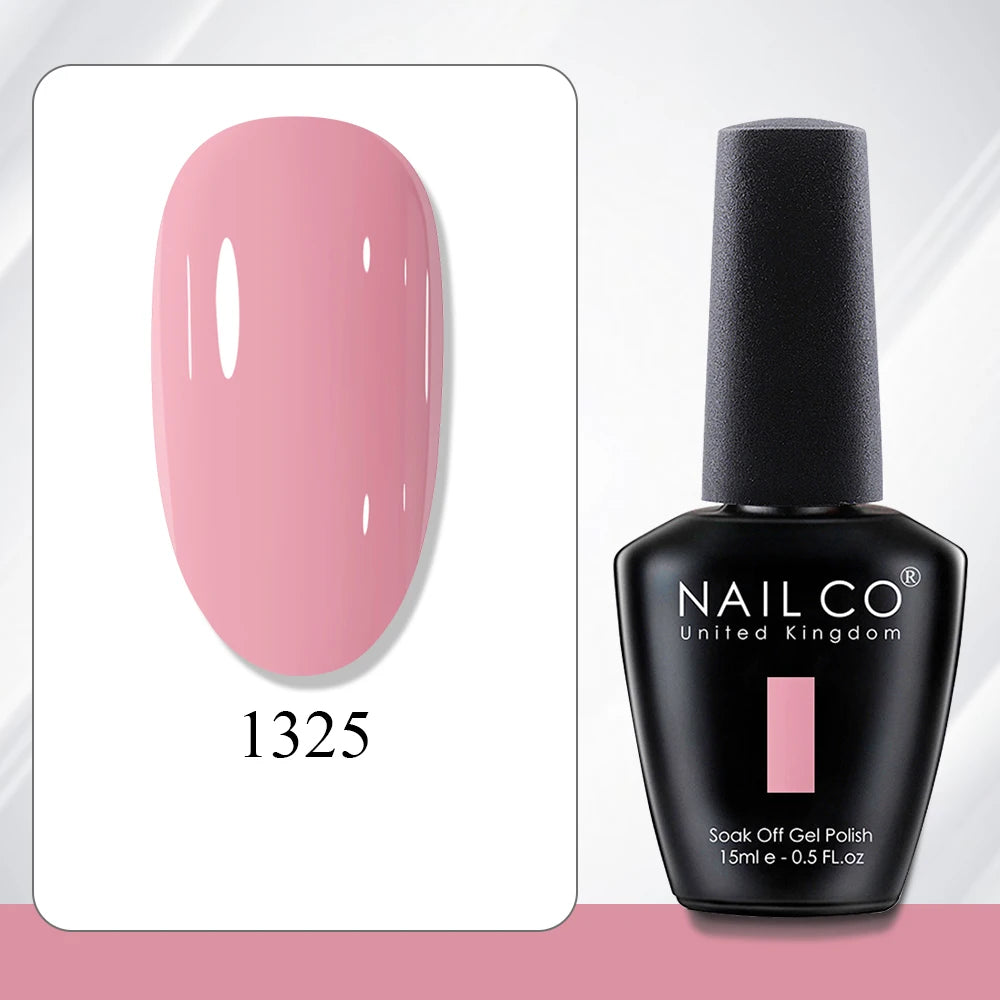 NAILCO 15ml Gel Polish Hema TPO Free Nail Art Semi Permanent UV Varnish Gel Manicure Top Coat Hybrid Gel Glue Nails Supply Ongle