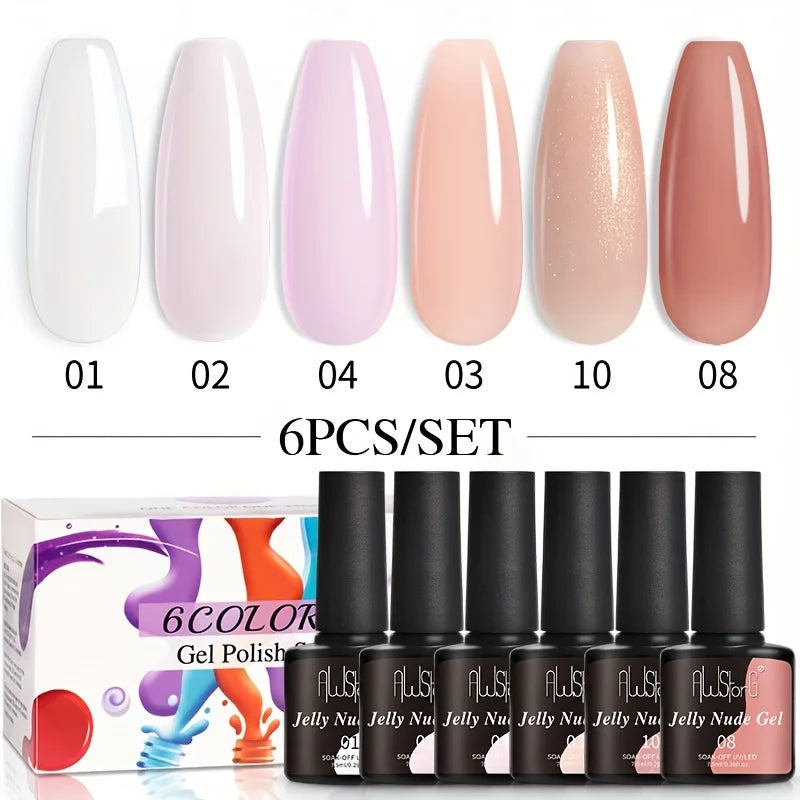 AWStorG 7.5ml Ocean Ripple Cat Eye Gel Kit Shiny Blue Green Glitter Cat Magnetic Gel Nail Polish Soak Off UV Nail Art Varnish