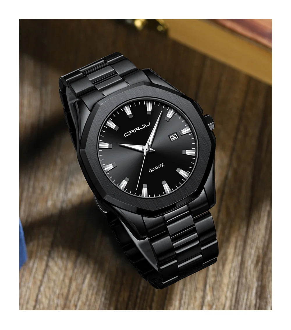 Watches for Men Classic with Date Business Dress Luxury Waterproof Luminous Mens Wrist Watch Analog Stainless Steel Men Watch