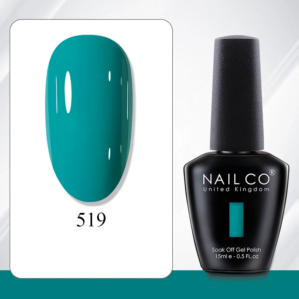 NAILCO 15ml Gel Polish Hema TPO Free Nail Art Semi Permanent UV Varnish Gel Manicure Top Coat Hybrid Gel Glue Nails Supply Ongle