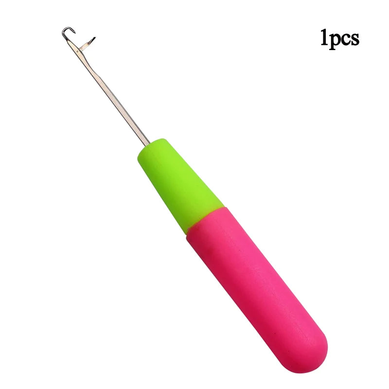Plastic Latch Crochet Hook Needle for Jumbo Braiding Dreadlock Hair Weaving Extension Tool Knitt Making