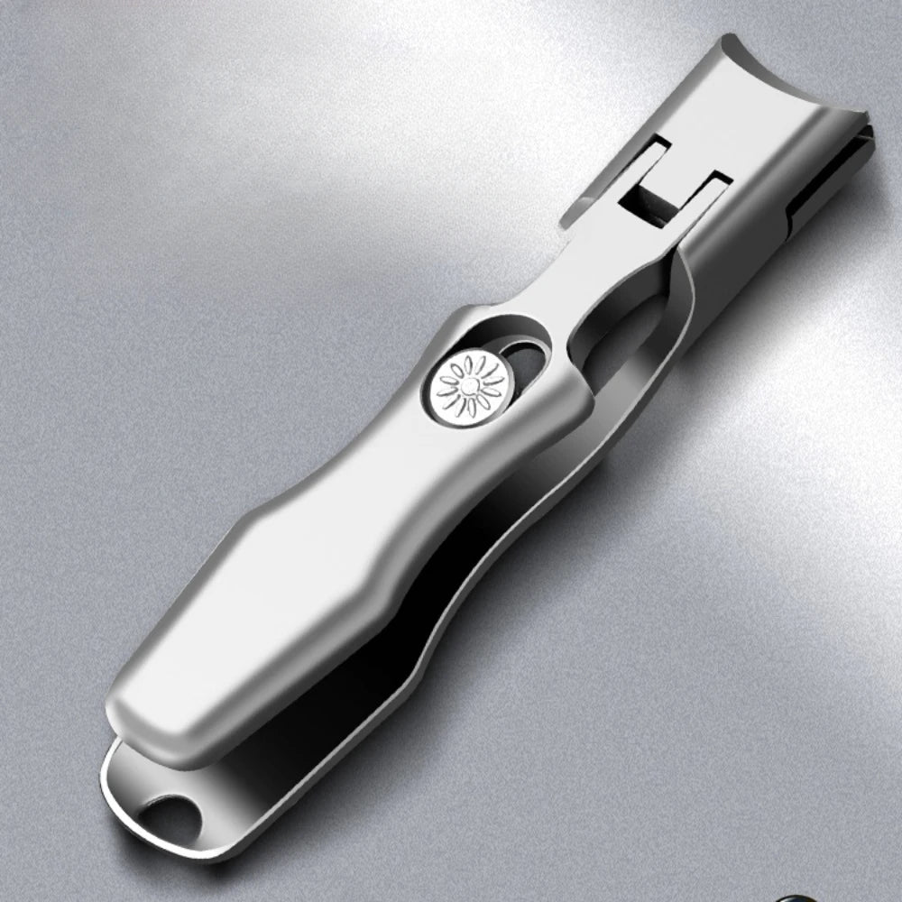 Nail Clippers Stainless Steel Wide Jaw Opening Manicure Fingernail Cutter Thick Hard Ingrown Anti Splash Toenail Scissors tools