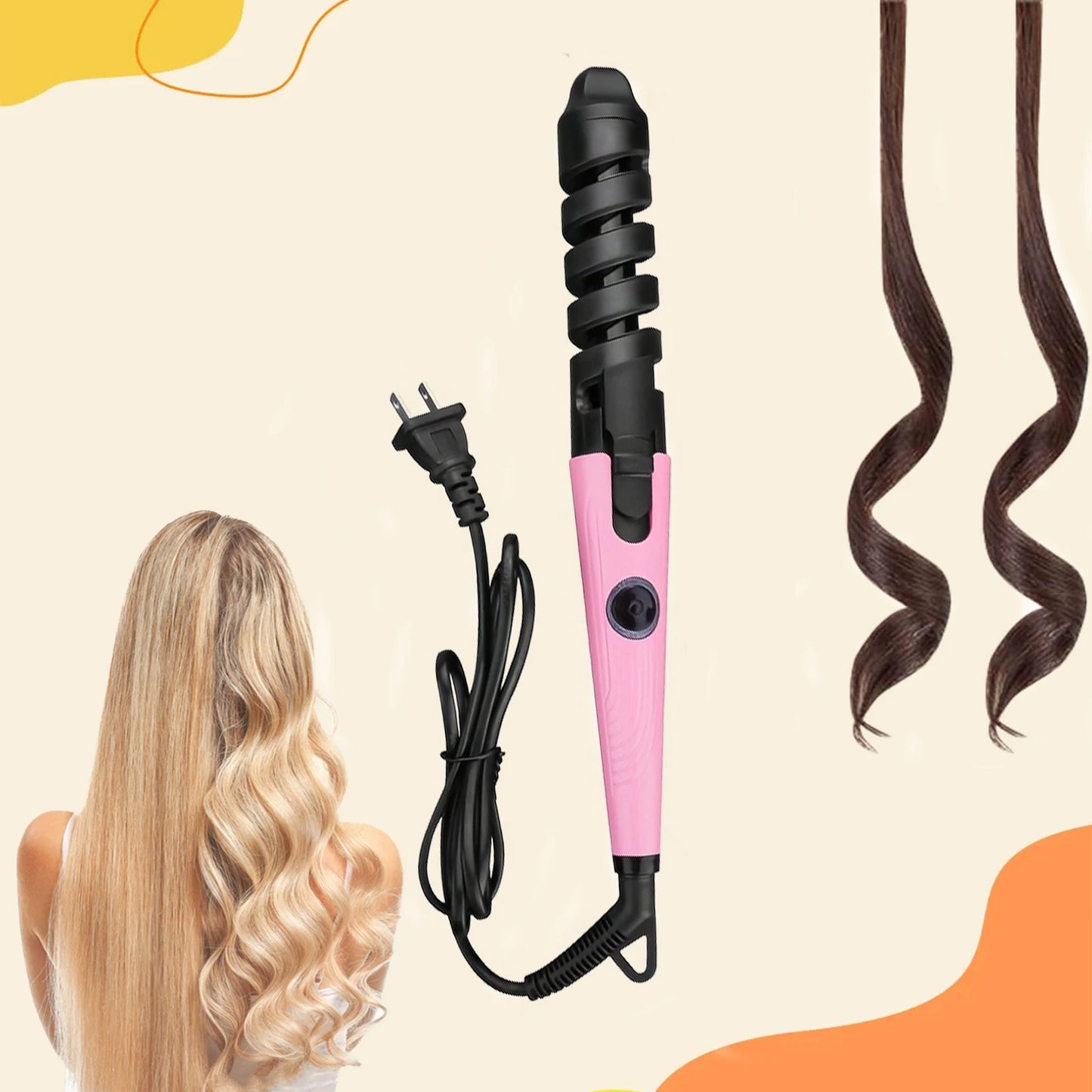 2-in-1 Curling Iron Set,  Instant Heat Up for Short, Medium, and Long Hair,  Women's Hair Tools Holiday Gifts