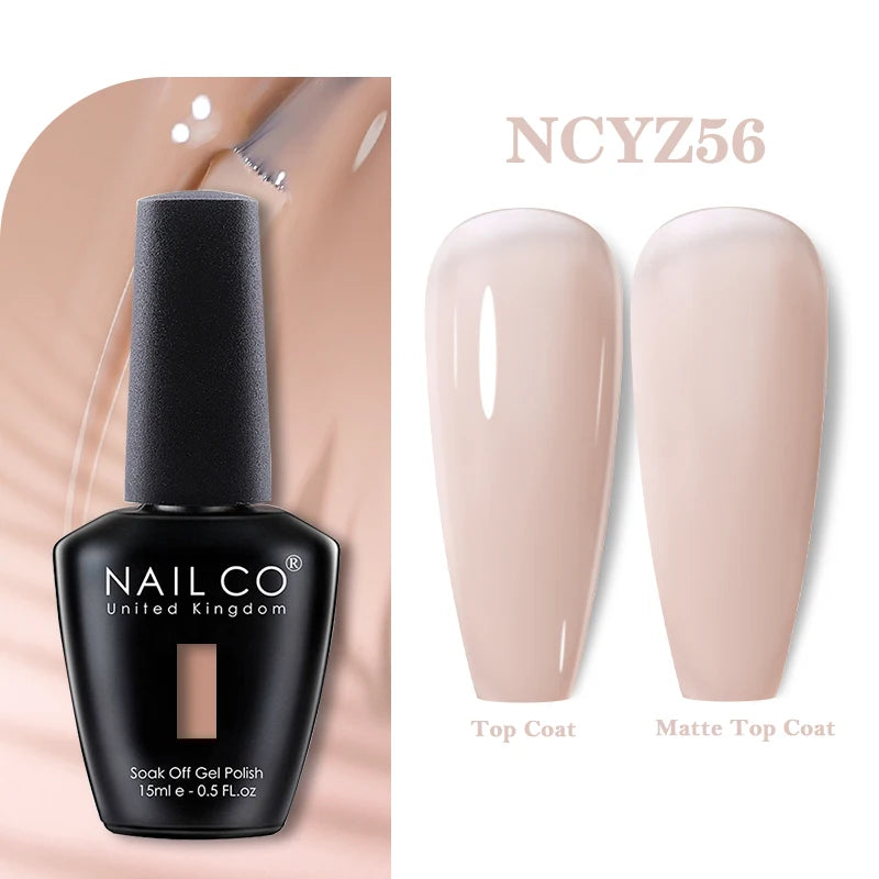 NAILCO 283Colors Gel Nail Polish Top Base Vernis Semi Permanent UV Gel Varnish Nails Art Varnish Hybrid Manicure