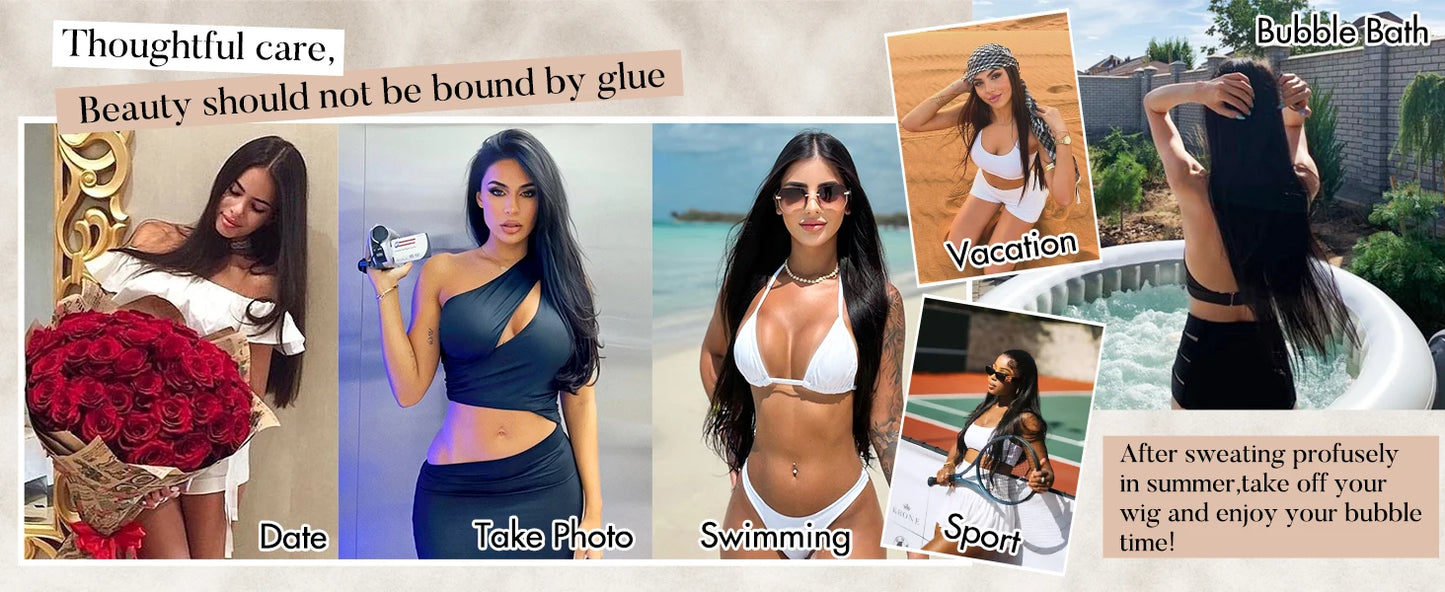 26inch Long Straight Human Hair Wigs 100% Brazilian Remy Hair for Women 4x4 13x4 13x6 Lace Frontal Human Hair Wigs Glueless Wigs